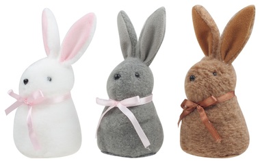 Plush Rabbit With Ribbon 14 cm