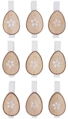 Wooden Eggs on Peg 4,5 cm, 9 ks