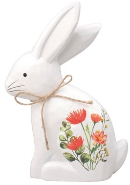 Standing Wooden Rabbit 18 cm