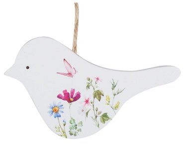 Hanging Wooden Bird 13,5 cm