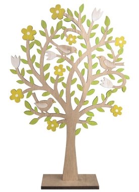 Wooden Tree with Yellow Flowers standing 30 cm