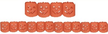 Paper Garland 400x22x12 cm - Pumpkins