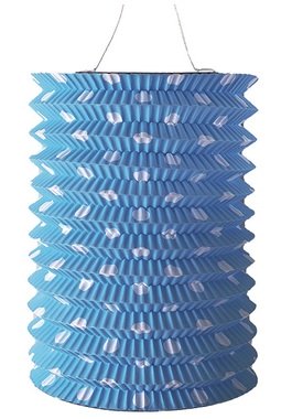 Lantern Polka Dots Cylinder Blue 15 cm