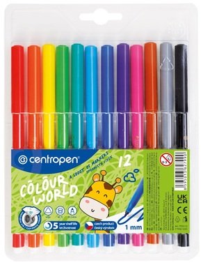 Colored Markers 12, pcs 