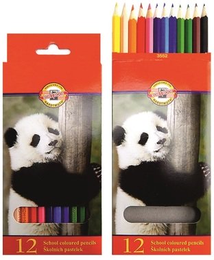 Standard School Crayons, 12 pcs