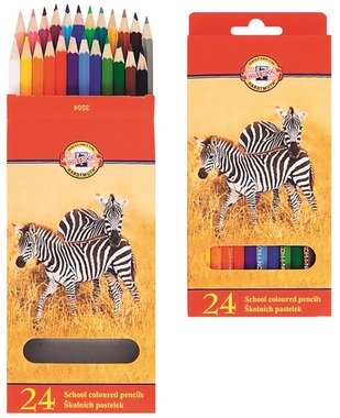 Standard School Crayons, 24 pcs