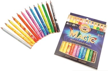 Crayons with a Multi-Colored Core