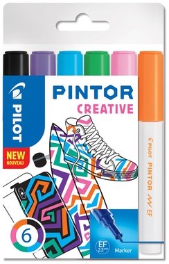 Pilot Pintor Creative 0,7 mm, 6 pcs