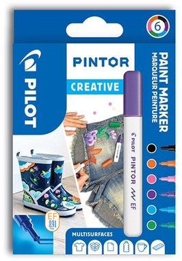 Pilot Pintor Creative 0,7 mm, 6 pcs