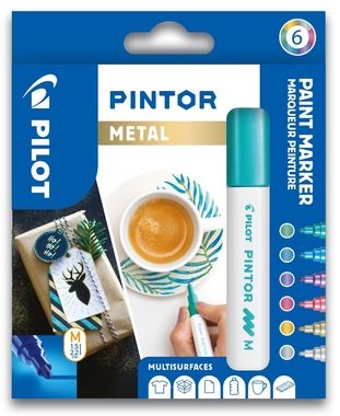 Pilot Pintor Metal 0,7 mm, 6 pcs